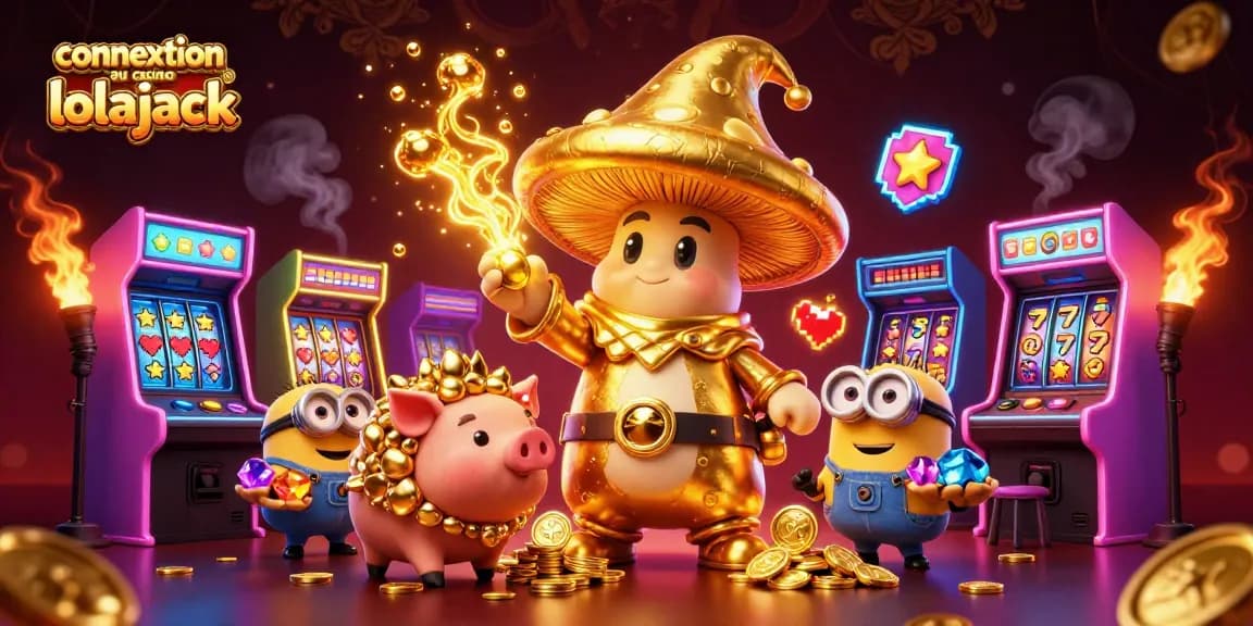 Accédez à la connexion au casino lolajack pour profiter des machines à sous dorées et des jeux de casino passionnants.