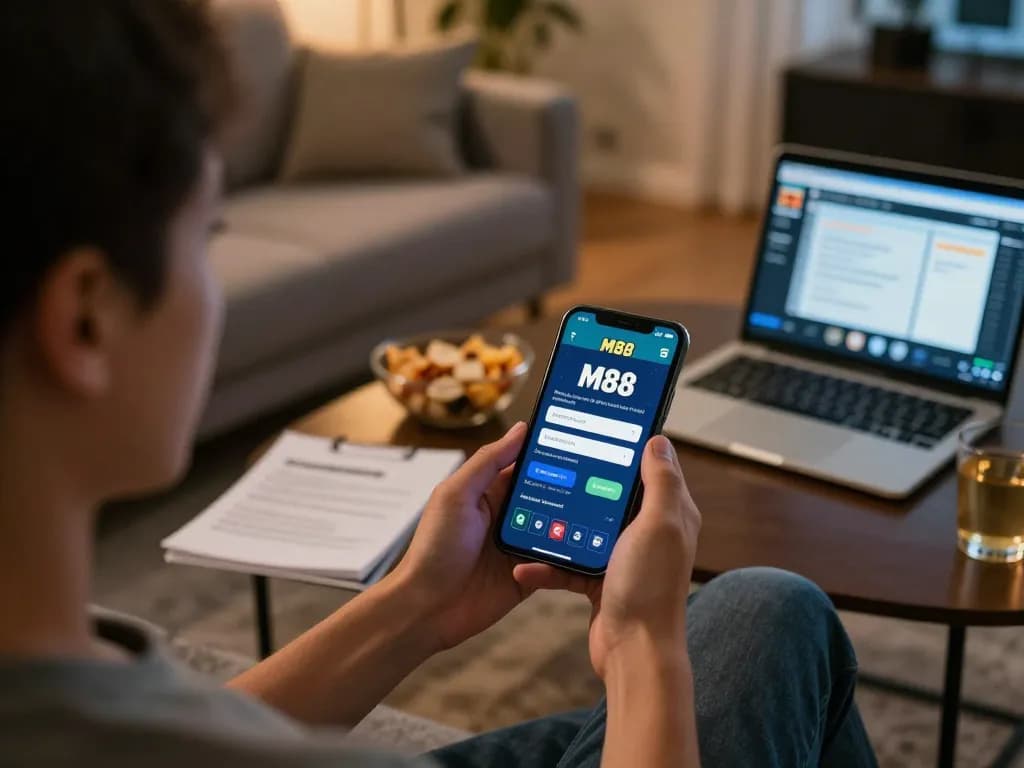 Người chơi truy cập link m88 không bị chặn trên smartphone để tận hưởng cá cược trực tuyến.