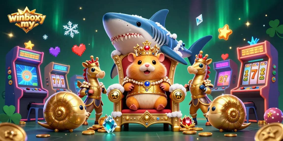WinboxMY offers a vibrant gameplay experience, featuring dynamic characters and colorful casino elements.