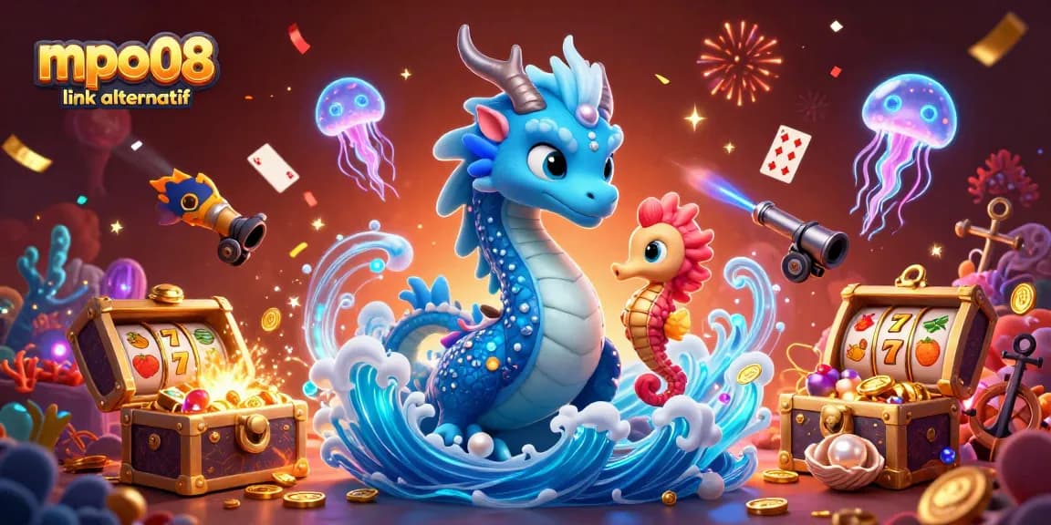 Experience the thrill of casino gaming with mpo08 link alternatif featuring dynamic underwater characters and treasures.