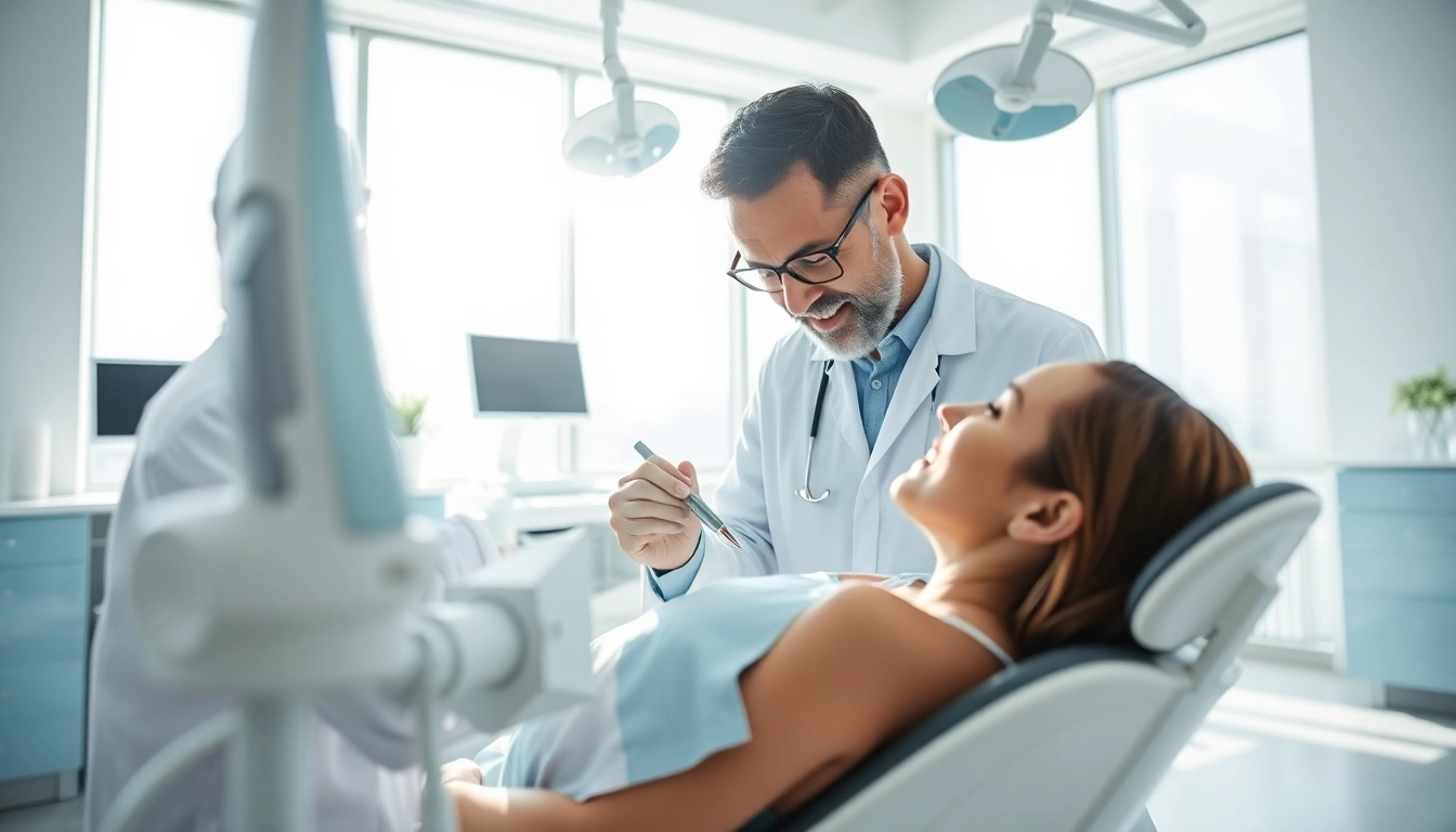 Transforming smiles at newsmilelife with a dental expert in a bright clinic setting.