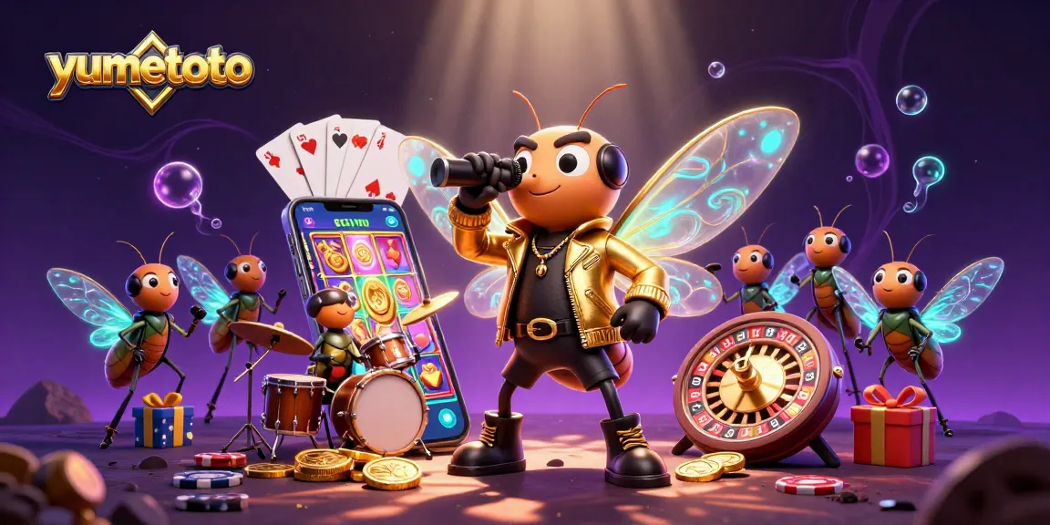 Experience exciting gaming at yumetoto with vibrant casino characters and dynamic game elements.