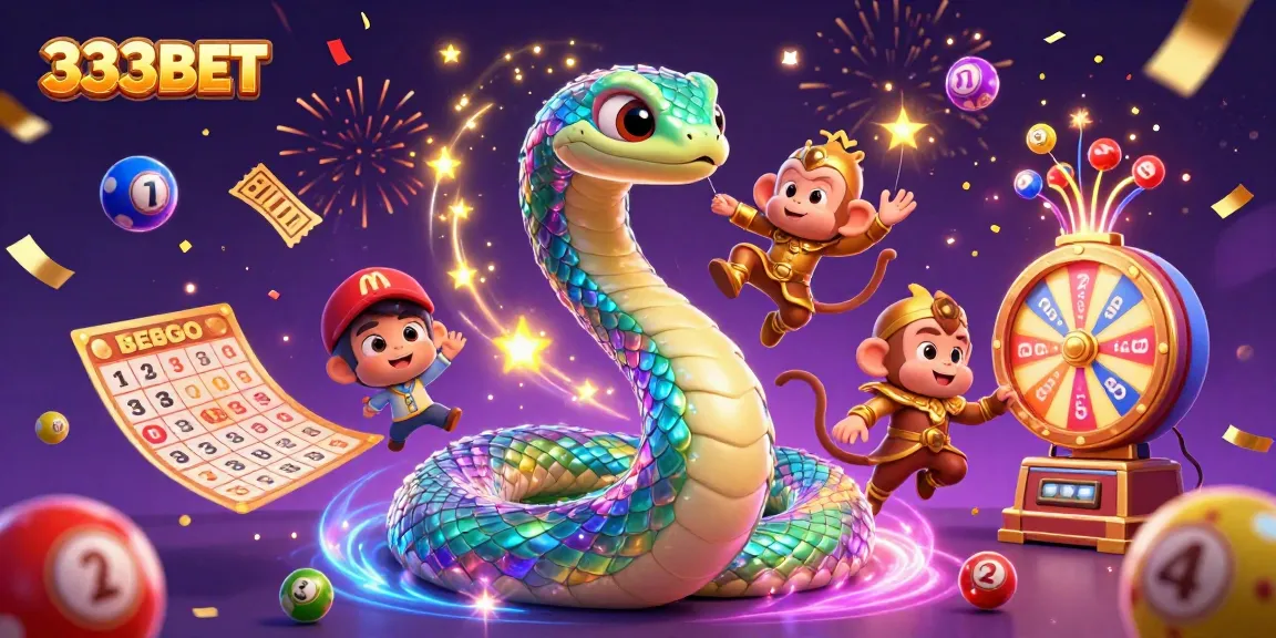 Experience the excitement of 333BET with vibrant characters and dynamic gaming elements in an animated casino scene.