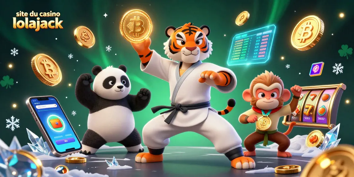Experience the site du casino lolajack with a dynamic casino-themed scene of characters and gaming elements.
