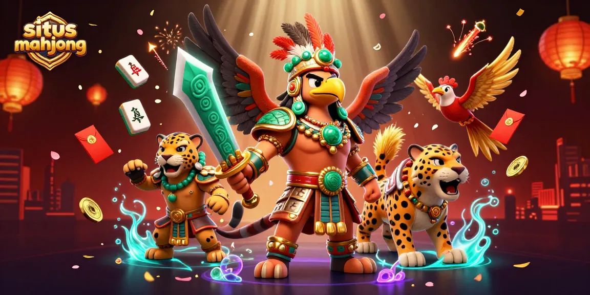 Engage with situs mahjong for thrilling gameplay moments featuring exotic warriors and Mahjong tiles.