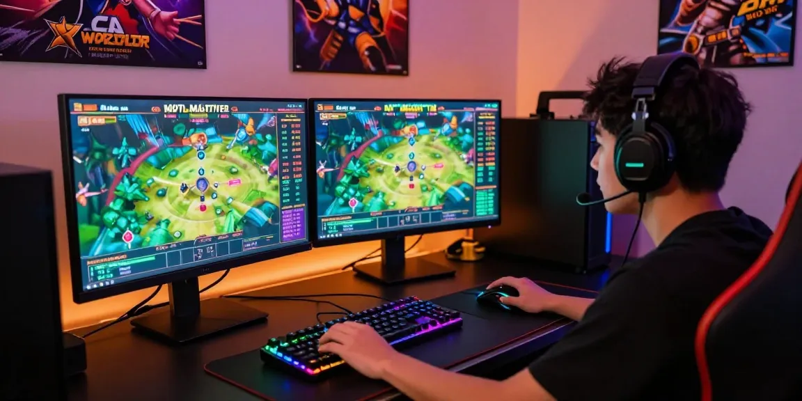Engaged player enjoying the aviator game in a dynamic gaming setup.