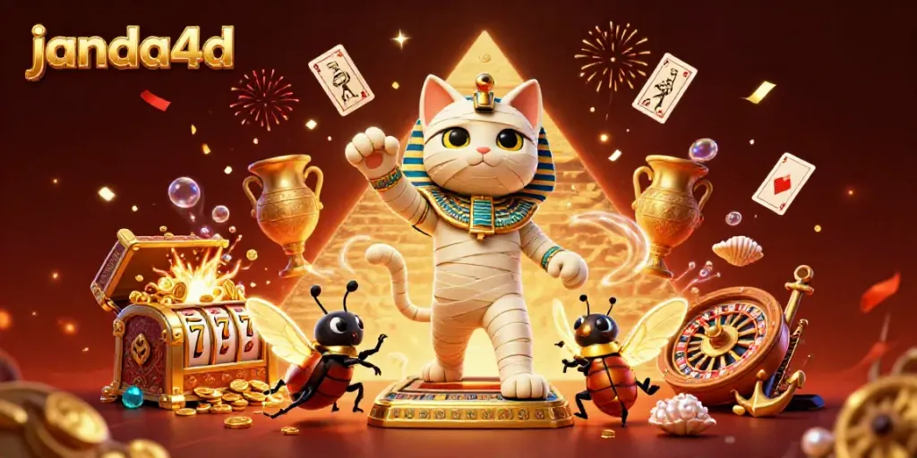 Janda4d menghadirkan slot online yang megah dengan mumi, scarab, dan suasana kasino yang meriah