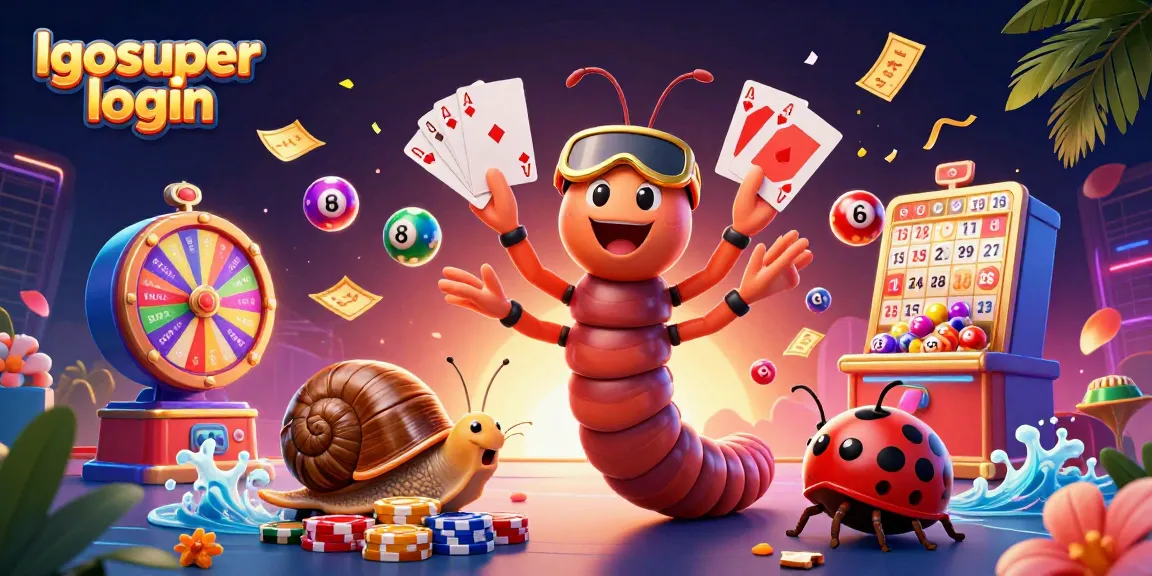 Experience lgosuper login excitement with a vibrant illustration of dynamic casino characters.