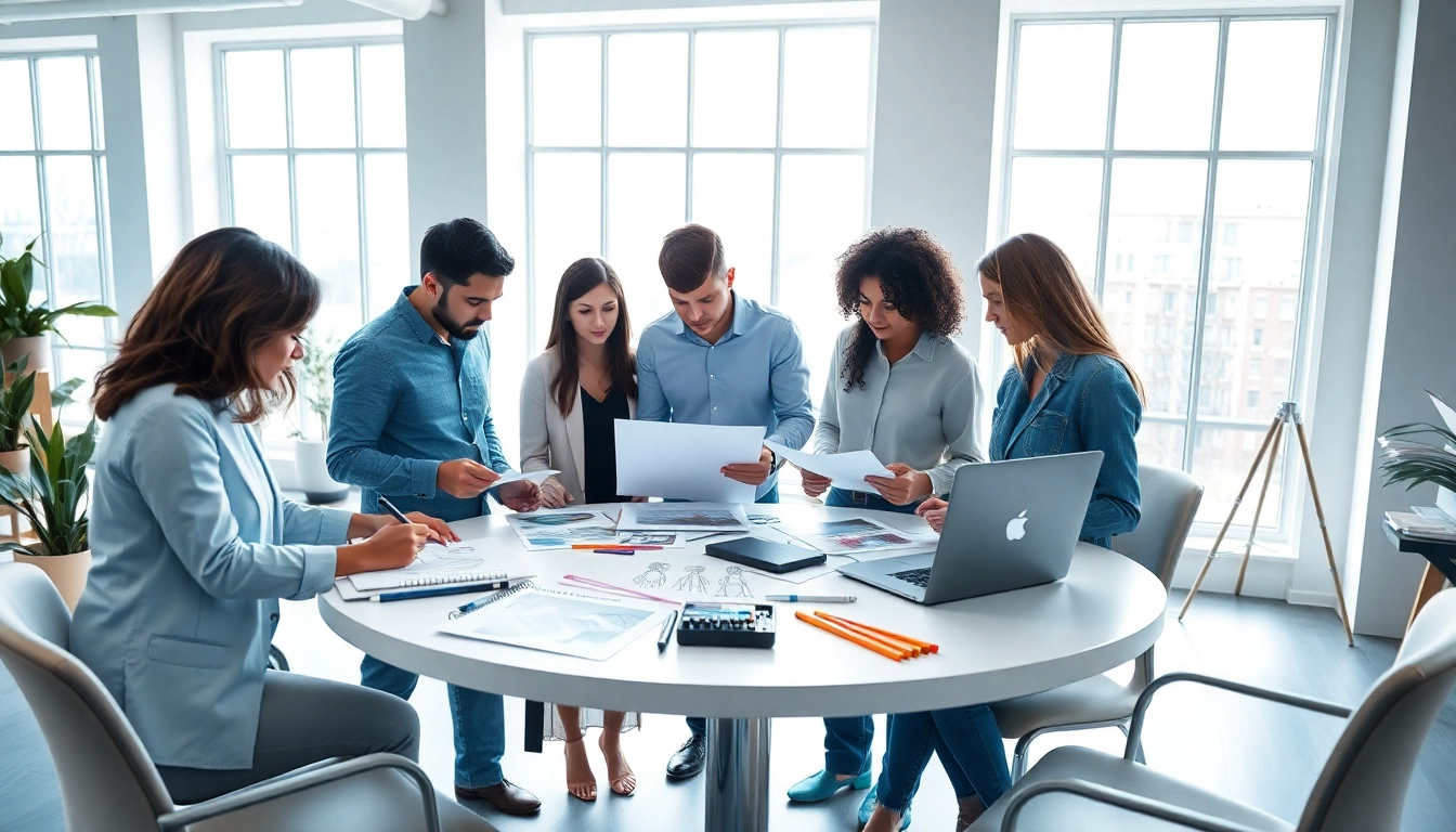 Collaborative design process at https://bestdesignersintheworld.com/ highlighted in a modern studio.