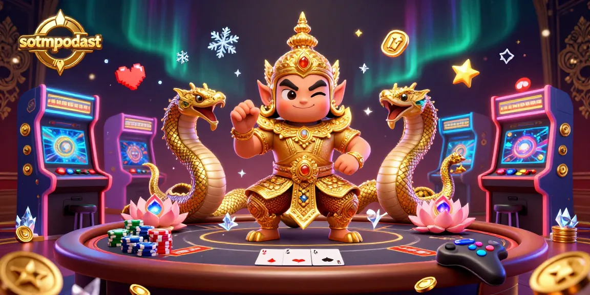 Permainan poker menarik dalam ilustrasi 3D menarik pada sotmpodcast.