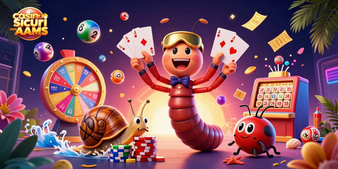 Gioca nei migliori casino sicuri non AAMS con una scena vibrante di personaggi 3D entusiasti.