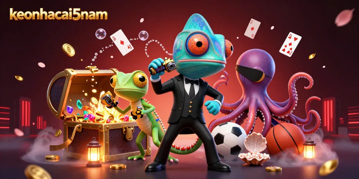 Place bets with keonhacai5nam in a vibrant casino scene featuring dynamic gambling elements.