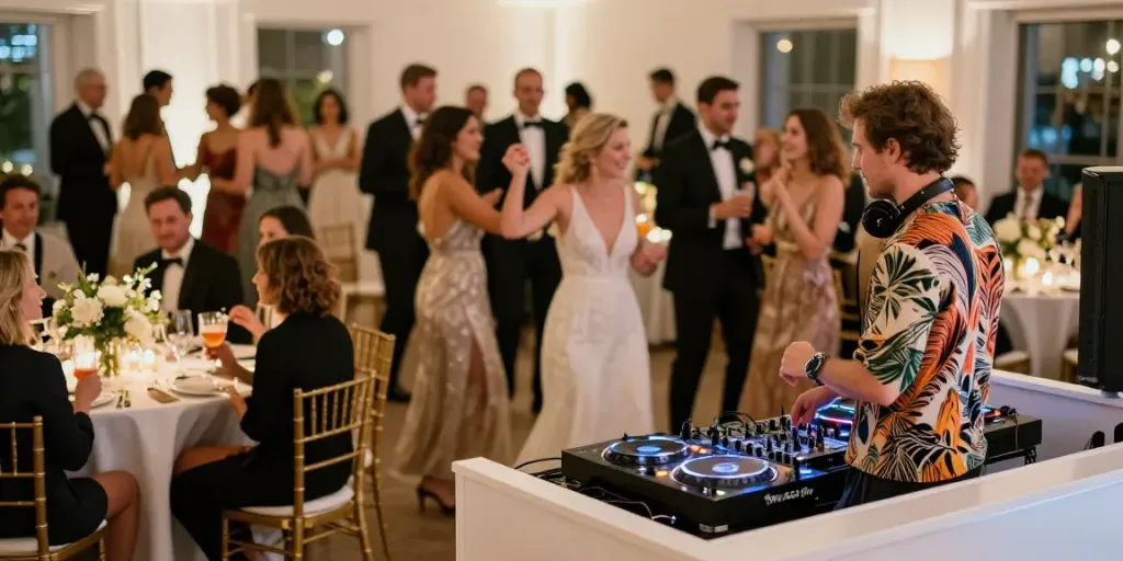 Hochzeit DJ Berlin Brandenburg mit eleganter Stimmung auf der Tanzfläche.