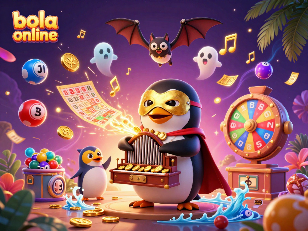 Experience the thrilling bola online action with our vibrant casino scene featuring colorful lottery elements.