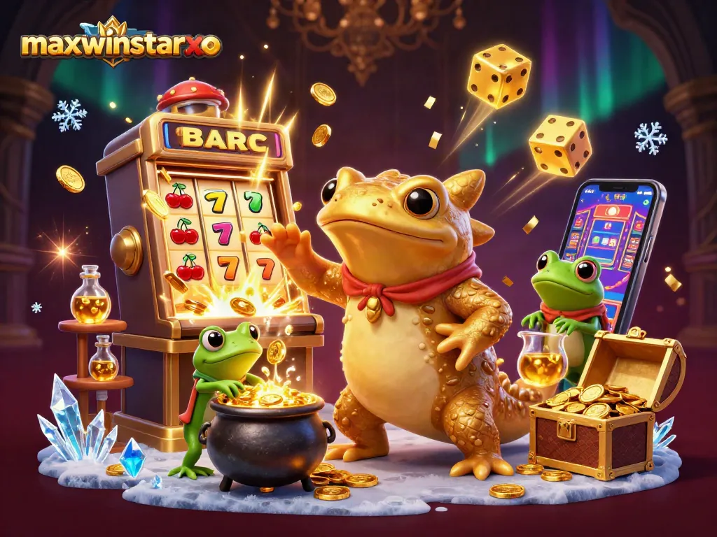 Spin the reels at maxwinstarxo with a magical scene of alchemy and jackpot excitement!