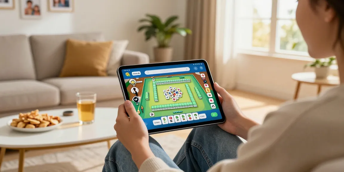 Engaging home gaming with CIKA4D app for Mahjong on tablet
