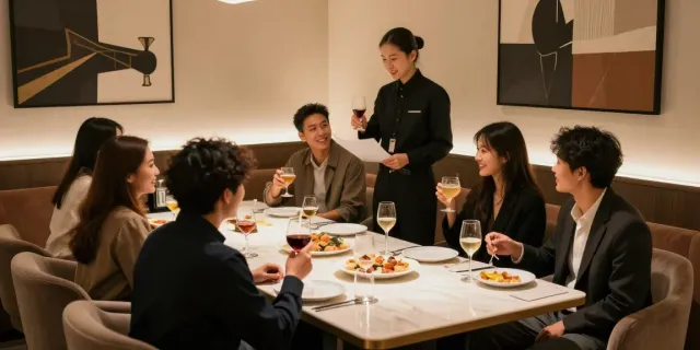 강남 구구단의 아늑한 독립된 룸에서 친구들과의 즐거운 모임.