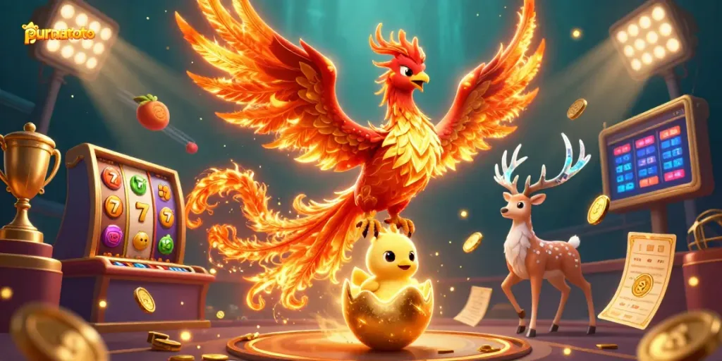 Nikmati keseruan purnatoto dengan phoenix api dan simbol slot yang memukau!