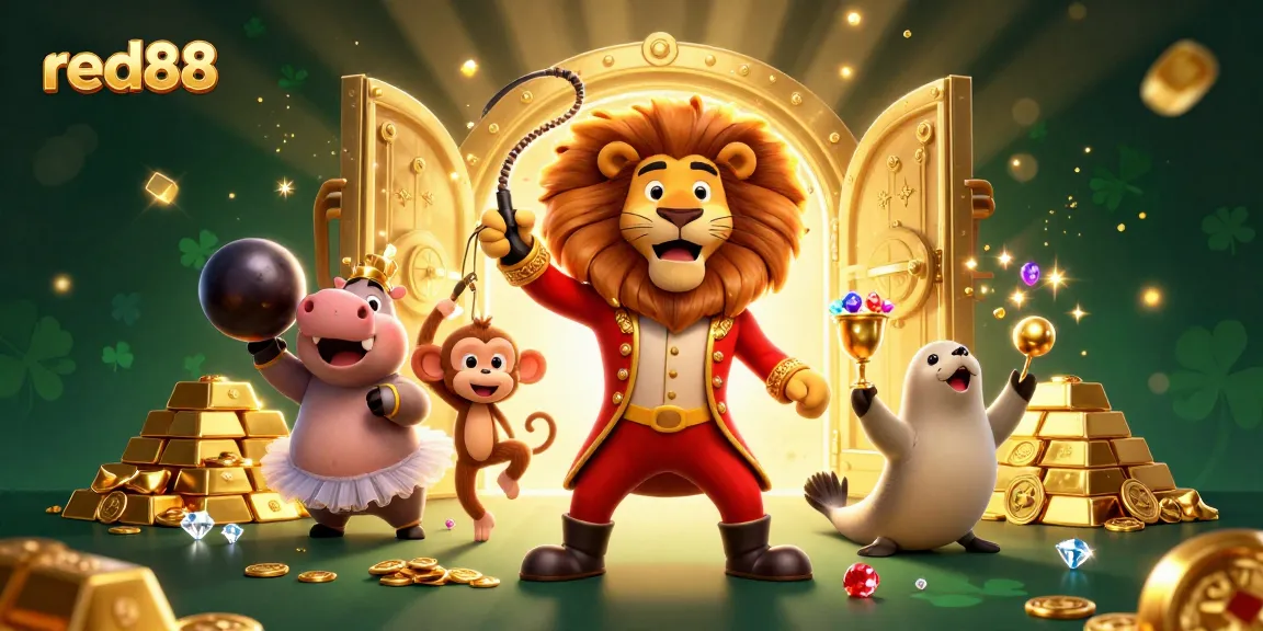 Engage with red88 and discover vibrant casino adventures with lively characters in a dazzling setting.