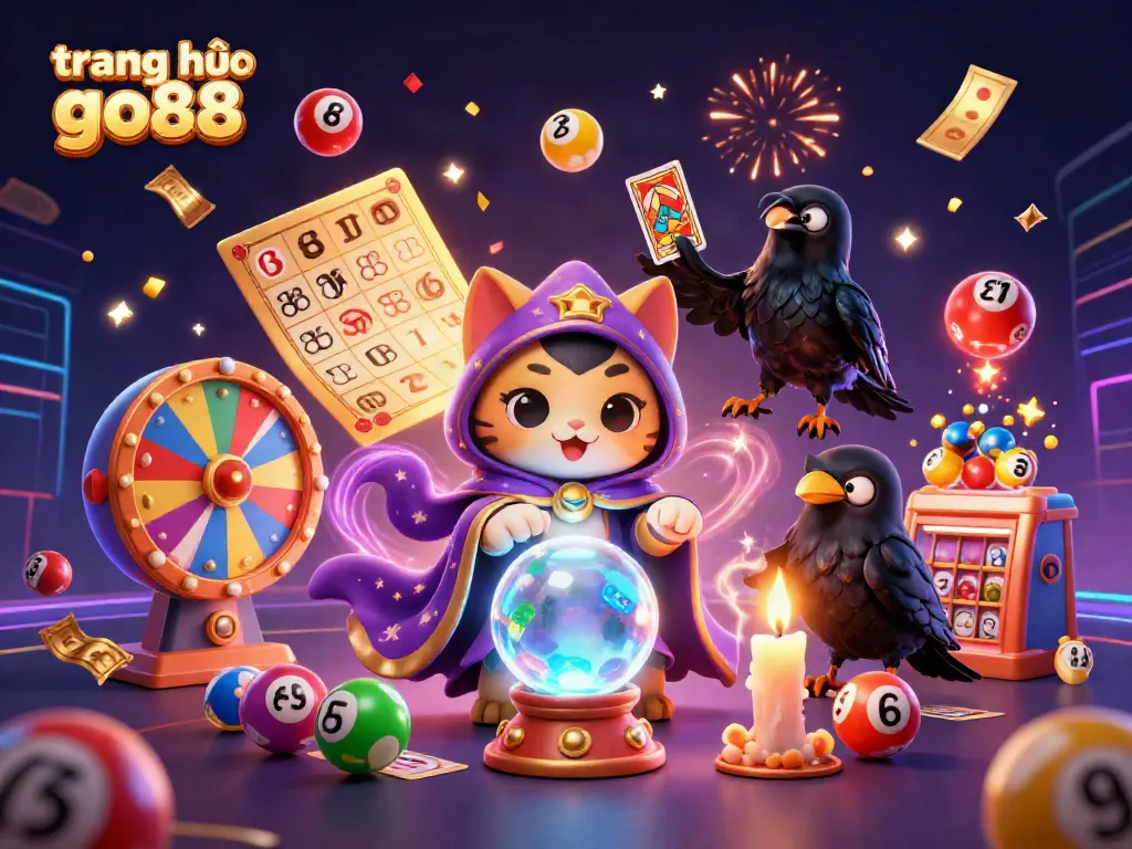 Engage with the vibrant gameplay at trang chủ go88 featuring colorful lottery elements and mystical characters.