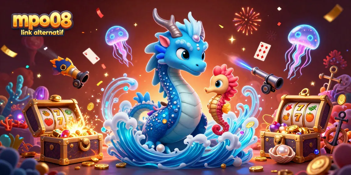 Experience the thrill of casino gaming with mpo08 link alternatif featuring dynamic underwater characters and treasures.