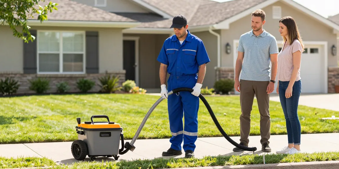 Septic pumping service by a trusted local professional, providing quality assistance for your home.