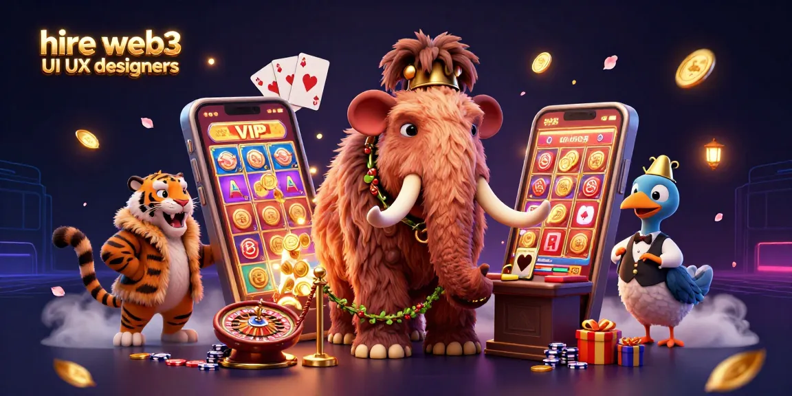 Hire web3 UI UX designers for elevating casino experiences with engaging visuals.